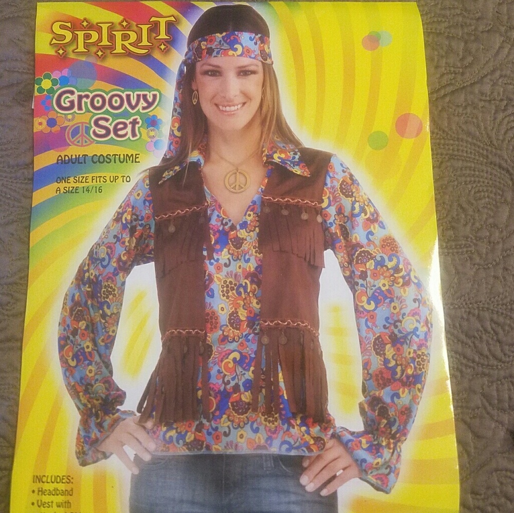 Spirit  Groovy Set Adult Costume